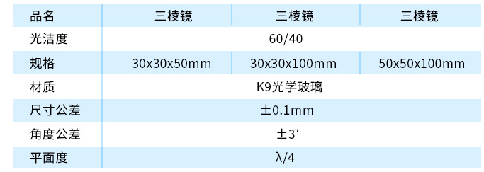 二次元檢測(cè)棱鏡參數(shù)